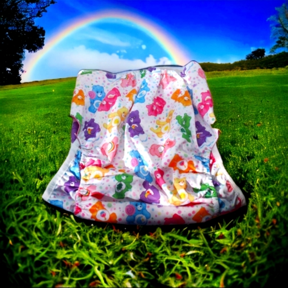 ABDL care bear reusable Adult Diaper